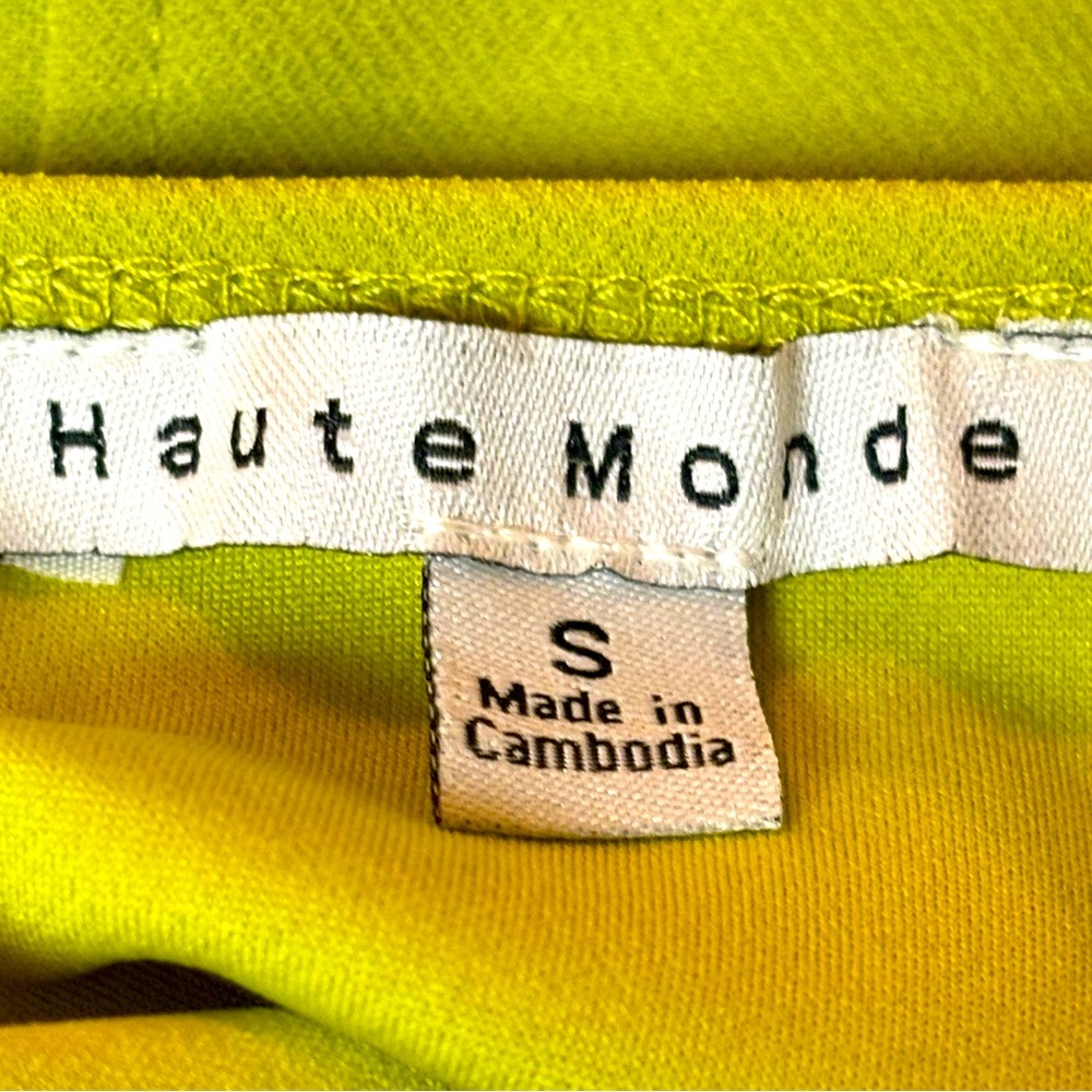 Haute Monde Green Adjustable Strap Bodycon Body Suit Size Small - Picture 13 of 16